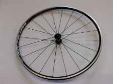 Two boxed as new Mavic Aksium 19ft front wheels.