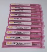 Four boxes of ten Metcal STTC-817 soldering iron tips.