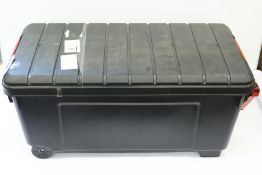 An Iris 170ltr Heavy Box containing commercial style fishing nets.