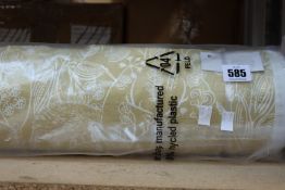 An as new 40 metre roll of Studio G Westleton fabric in ochre.