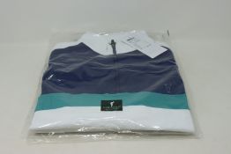 Two as new Golfino Tech 1/2 zip midlayer golf tops (Both UK 38/unisex M - RRP £90 each).