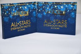 Six boxed as new Bellapierre Cosmetics All Stars Eyeshadow Palettes (35 colours).
