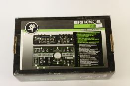 A boxed as new Mackie Big Knob Studio + monitor controller/interface (some damage to box).