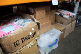 A large quantity of miscellaneous greetings cards and related items.