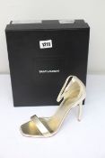A pair of as new Saint Laurent Amber 105 high heel sandals (EU 40).