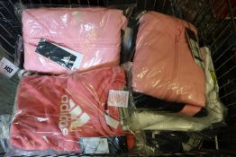 A quantity of as new Adidas sportswear.