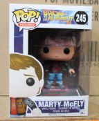 Thirty six boxed as new POP Movies Back To The Future II - Marty McFly on hoverboard vinyl