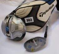 An as new Yonex ezone elite 320 golf club (Left-handed) and a pre-owned TaylorMade SLDR 430 golf