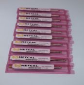 Four boxes of ten Metcal STTC-817 soldering iron tips.