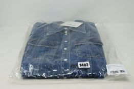 An as new Wales Bonner Saint Catherine shirt dress (Size 38 - RRP £300).