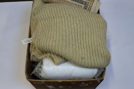 Six as new Zara Home Damask 100 % cotton taupe table cloths (170 x 250cm), ten as new Zara Home