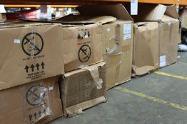 A shelf of insulating panels/material.