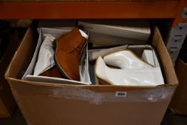 A quantity of as new footwear to include Geox, Dunlop, Pretty Little Things, Find, Pavers, Warehouse