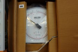 Two boxed as new Salter (model 235 10s) scales.