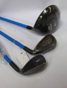 Three as new Lag Shot Swing Trainer golf clubs (7, 54 and 10.5).