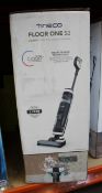 A boxed Tineco Floor One S3 Smart cordless vacuum and wash (Some minor damage to box).