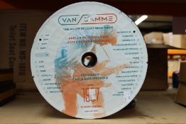 Two rolls of as new Van Damme microphone cable in Black (100m per roll).