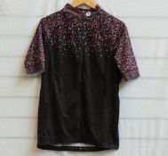 Nine women's as new Fat Lad At The Back Gem short sleeve cycling jersey's (Assorted sizes).