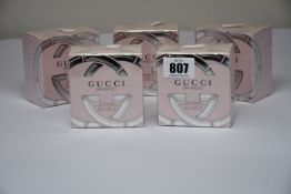 Five boxed as new Gucci Bamboo for Her eau de toilette (50ml).