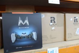 Six as new Mekamon next level robotic gaming AR (Three white, three black).