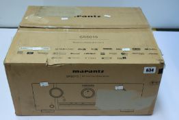 A boxed as new Marantz SR5015 AV surround receiver (Some damage to box).
