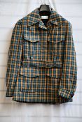 An as new Wales Bonner Blue Savanna checked drill safari jacket (Size 42 - RRP £220).