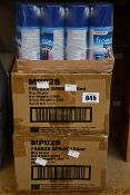 Five boxes of Masterplast freeze spray (24 cans per box).