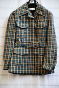 An as new Wales Bonner Blue Savanna checked drill safari jacket (Size 40 - RRP £220).
