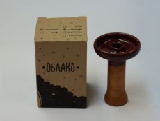 Forty boxed as new Oblako glazed hookah pipe heads in medium and large.