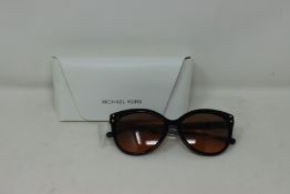 A pair of as new Michael Kors MK2045 Jan women's black square sunglasses.