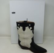 A pair of as new Isabel Marant Duoni Western Cuts ST boots (EU 37).