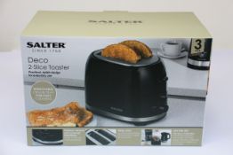 Six as new Salter deco two slice toasters.