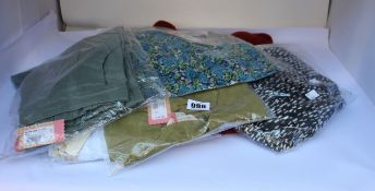 Six items of as new The White Stuff clothing; Maison linen trousers (Size 8 - RRP £55), Bagdale