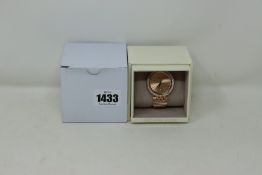 A ladies as new Michael Kors Darci watch in rose gold (MK3192).