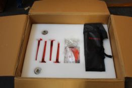 A boxed Budenburg BGH1200 dead weight tester.