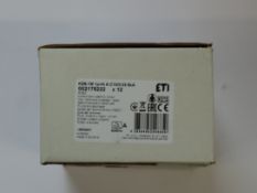 Seventy-two boxed as new ETI circuit breaker (KZS-1M 1p+N A C10/0.03 6kA) (3838895548843).