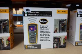 A boxed as new Fluke 279 FC/iFlex true-rms thermal multimeter.
