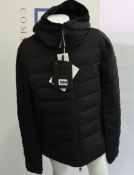 An as new Moncler lightweight jacket in black (TG 2).