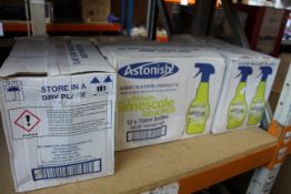 Three boxes of Astonish limescale remover (12 in a box) (750ml).