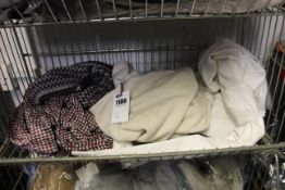 A women's as new Brora cashmere short sleeve sweater (UK 16), women's cotton shirt (UK 18), cashmere