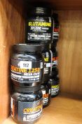 Eight tubs of Olimp sports nutrition products to include; four Creatine 1250 mega caps (400 capsules