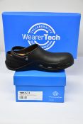 Five pairs of WearerTech Protect clogs (All UK 8 - RRP £45 each).