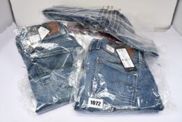Six pairs of as new G-Star Raw jeans (All W27/L30).