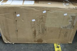 An as new Teamson Kids Little Chef Fairfield retro kitchen in pink (some damage to box).