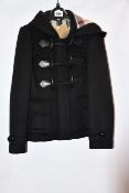 An as new Burberry short Blackwell coat (Size 4 - RRP £395).