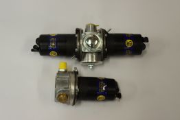 A quantity of various boxed SU Electronic fuel pumps to include AZX1405EN, AUA25EN and AUA25 (