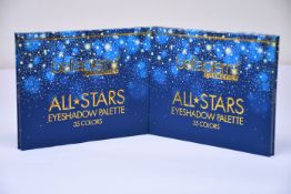Six boxed as new Bellapierre Cosmetics All Stars Eyeshadow Palettes (35 colours).