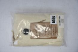 An as new Caravana Kaanche Natural and Net Sustain tasseled cotton-gauze hooded cape in natural (One