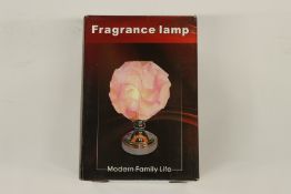 Nine boxed as new Moon aromatherapy lamps (Blue).