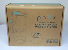 Six boxed as new Phox V2 jug + clean pack.